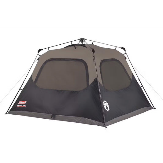 Coleman 4Person Cabin Camping Tent wInstant Setup Black 2206916