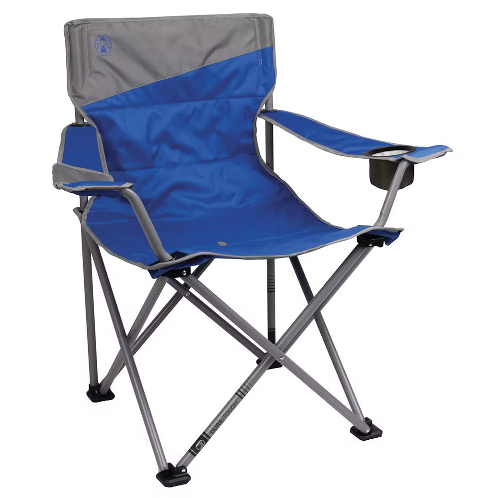Coleman Big  Tall Quad Camping Chair  Blue 2000035476