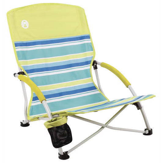 Coleman Utopia Breeze Beach Sling Chair  YellowBlue 2000019265