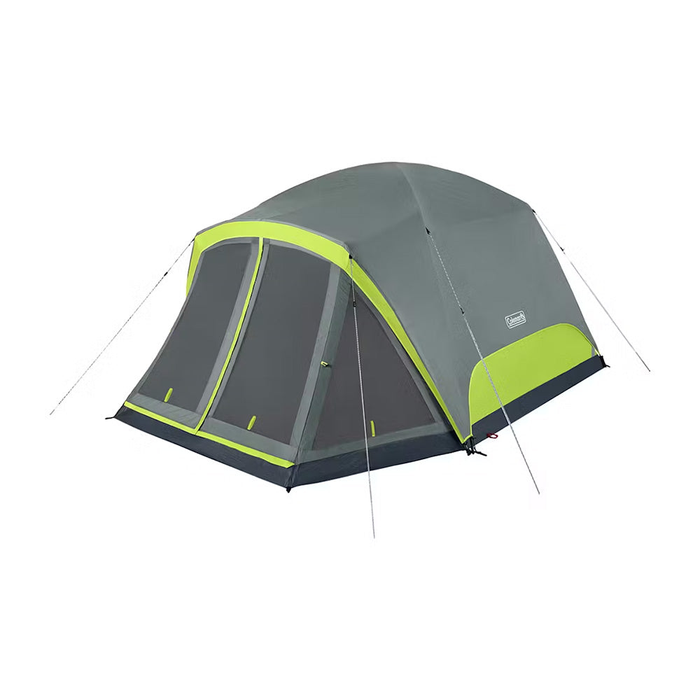Coleman 6Person Skydome Camping Tent wScreen Room  Rock Grey 2207041