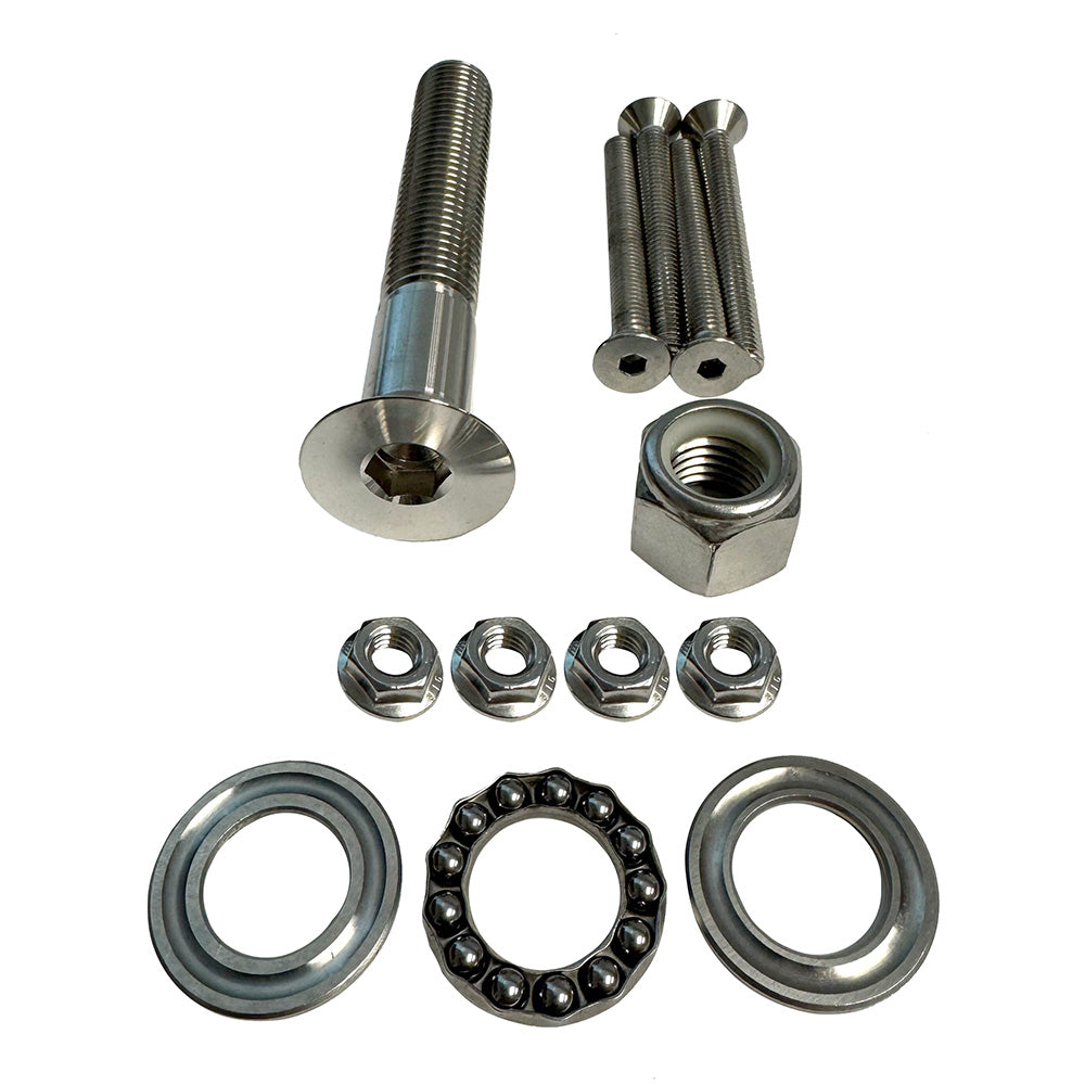 Sea Swivel Mount Hardware Kit with 5-Inch Main Bolt and Mounting Hardware