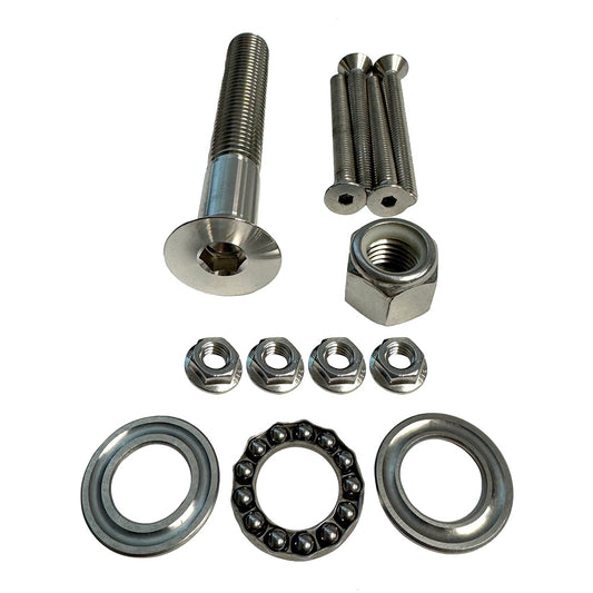 Sea Swivel Mount Hardware Kit with 5-Inch Main Bolt and Mounting Hardware