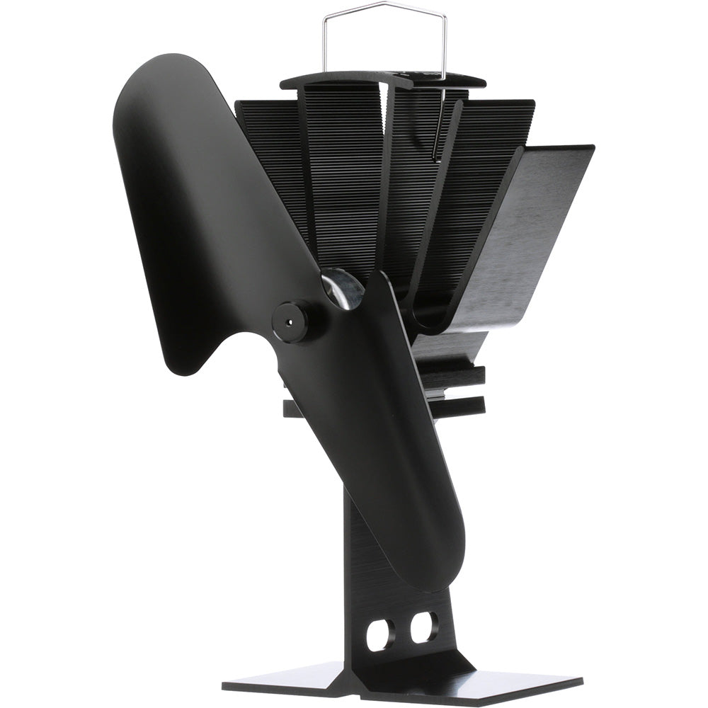 Ecofan by Caframo Original Heat Powered Stove Fan  Black Blade 800CAXBX