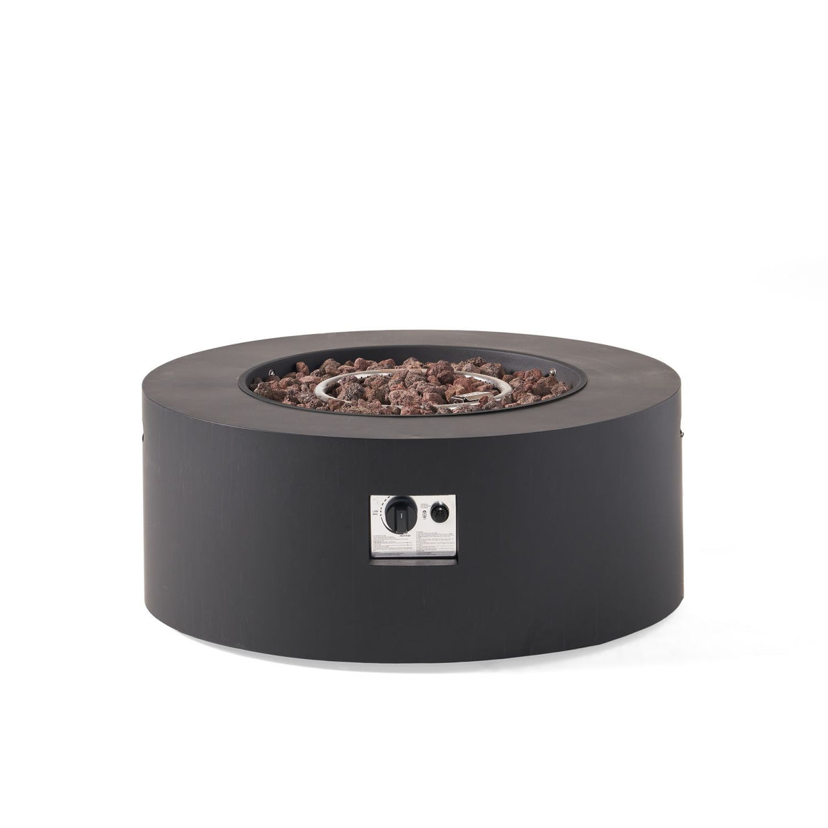 32" Patio 40,000 BTU Round Iron Propane Fire Pit