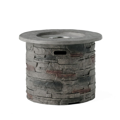 Outdoor 32" Round MgO Propane Fire Pit