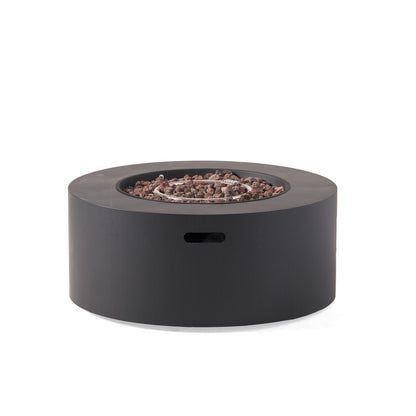 32" Patio 40,000 BTU Round Iron Propane Fire Pit