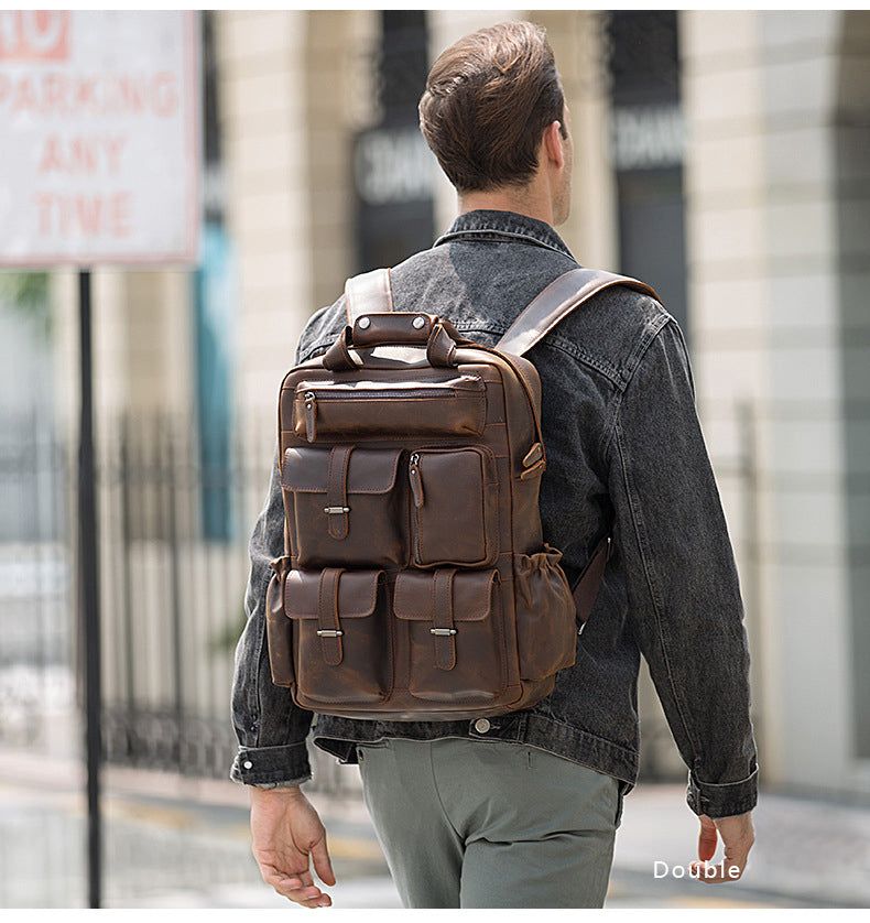 The Shelby Backpack — Handmade Genuine Leather Backpack