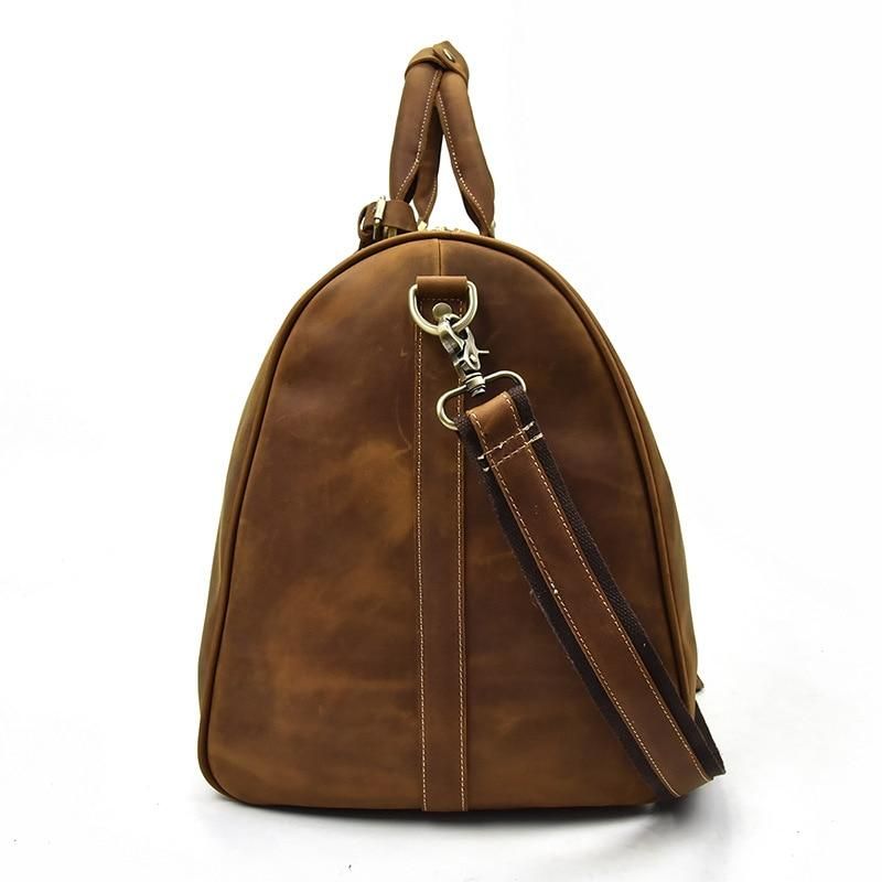 The Bjarke Weekender — Handcrafted Leather Duffle Bag