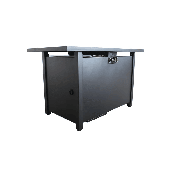 42 in Fire Pit Table with Stainless Steel Top & Lid