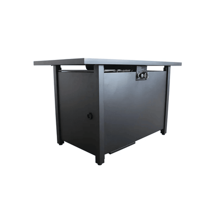 42 in Fire Pit Table with Stainless Steel Top & Lid