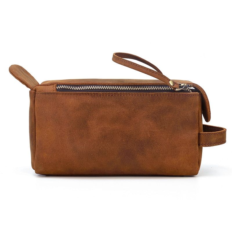Dado Leather Dopp Kit — Handmade Leather Toiletry Bag
