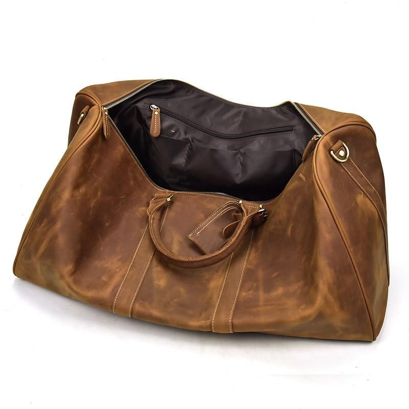 The Bjarke Weekender — Handcrafted Leather Duffle Bag