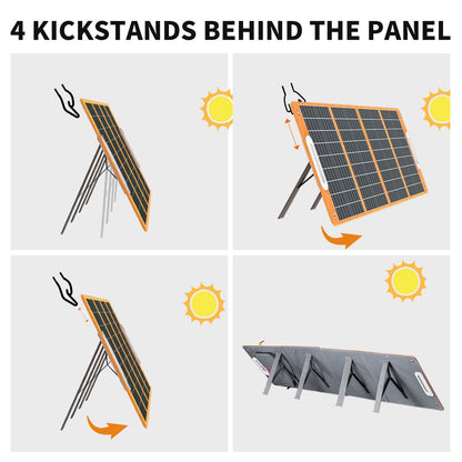 300W Power Station &100W Foldable Solar Panel