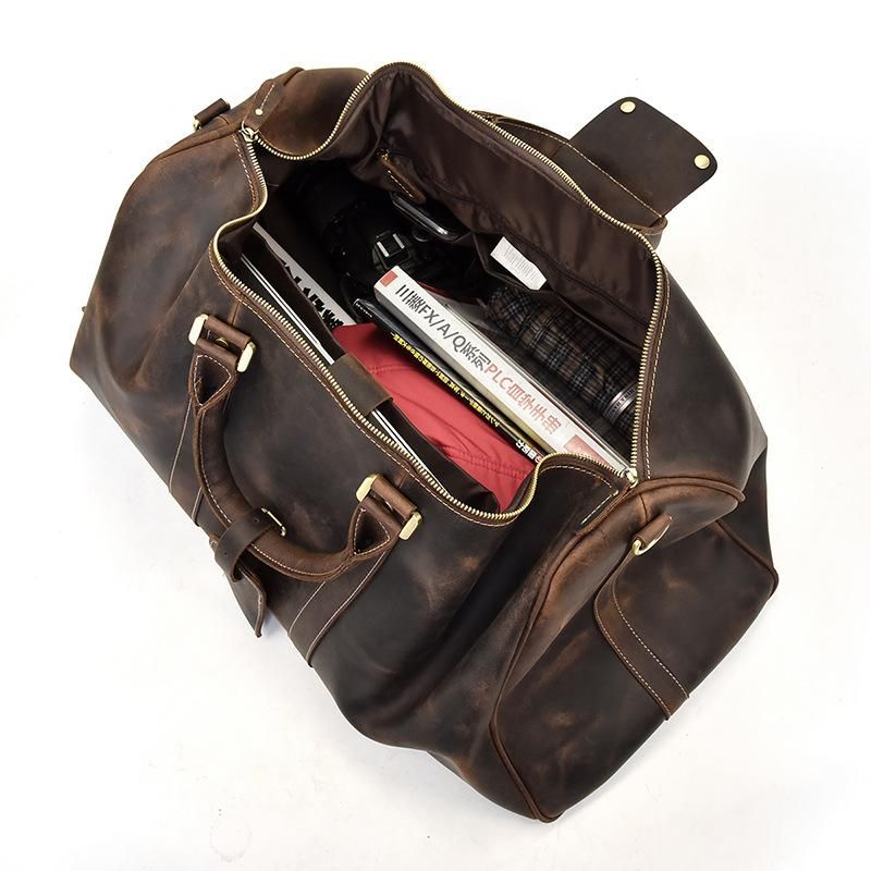 The Bjarke Weekender — Handcrafted Leather Duffle Bag