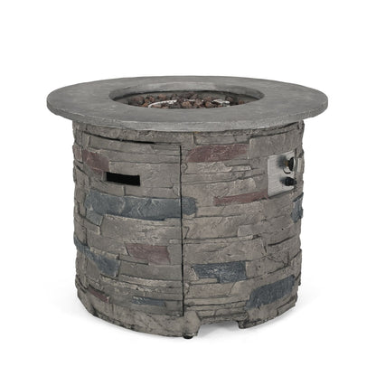 Outdoor 32" Round MgO Propane Fire Pit