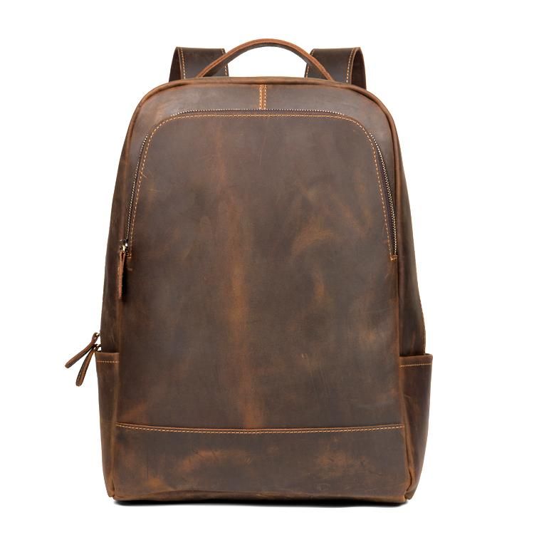 The Vernon Backpack — Genuine Vintage Leather Minimalist Backpack