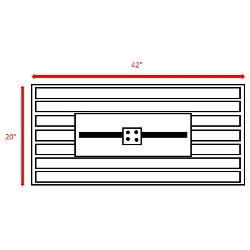 25" H x 42" W Steel Outdoor Fire Pit