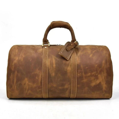 The Bjarke Weekender — Handcrafted Leather Duffle Bag