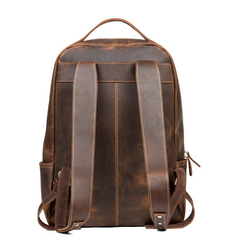The Vernon Backpack — Genuine Vintage Leather Minimalist Backpack