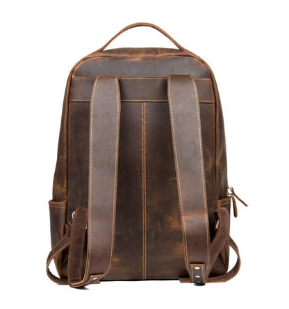 The Vernon Backpack — Genuine Vintage Leather Minimalist Backpack