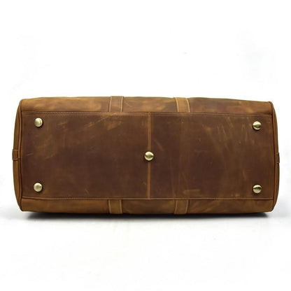 The Bjarke Weekender — Handcrafted Leather Duffle Bag