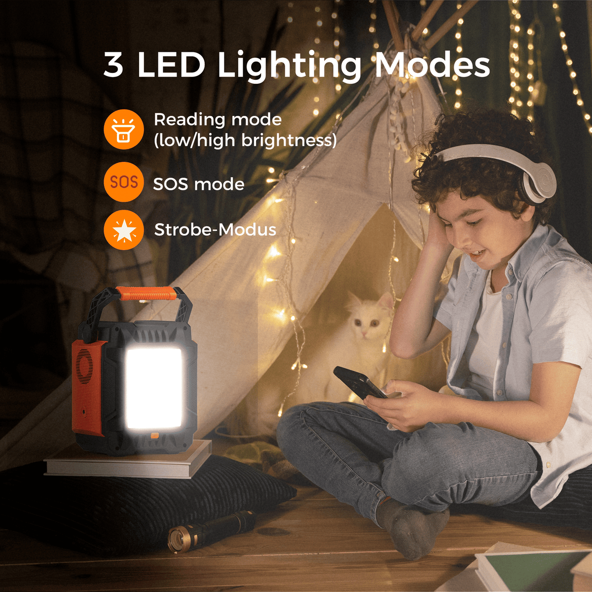200W (Peak 400W) Portable Power Station