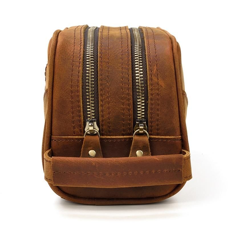 The Nomad Toiletry Bag — Genuine Leather Travel Toiletry Bag