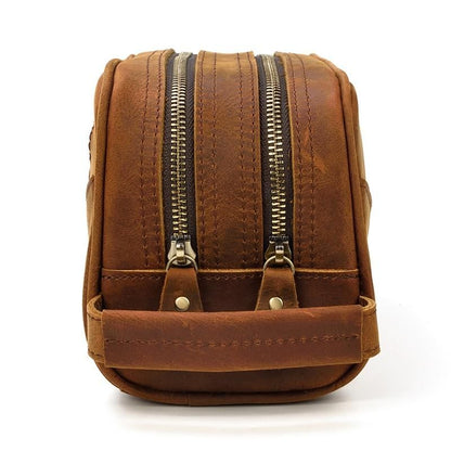 The Nomad Toiletry Bag — Genuine Leather Travel Toiletry Bag