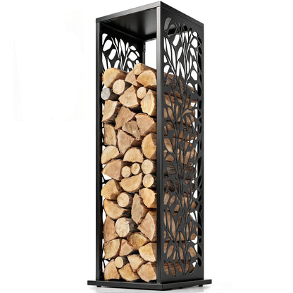15 Inch Firewood Rack Outdoor Indoor