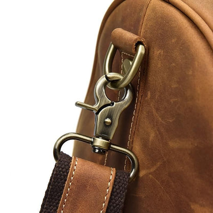 The Bjarke Weekender — Handcrafted Leather Duffle Bag