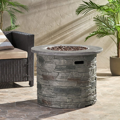 Outdoor 32" Round MgO Propane Fire Pit