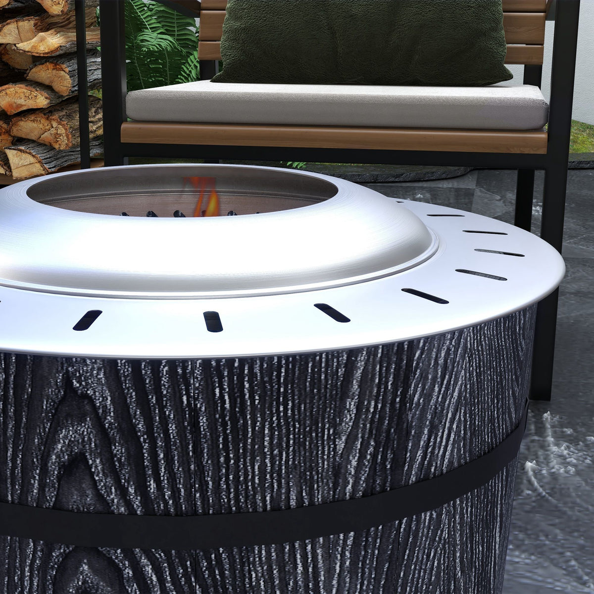 Smokeless Fire Pit Portable