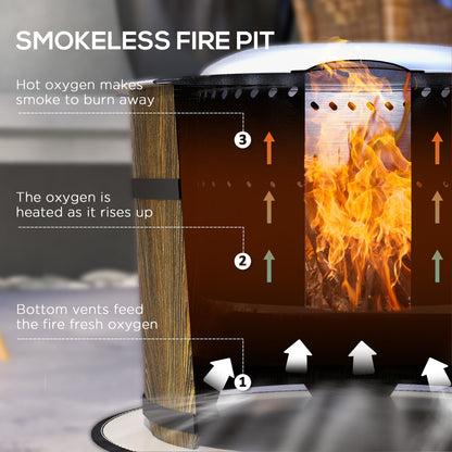 Portable Smokeless Fire Pit