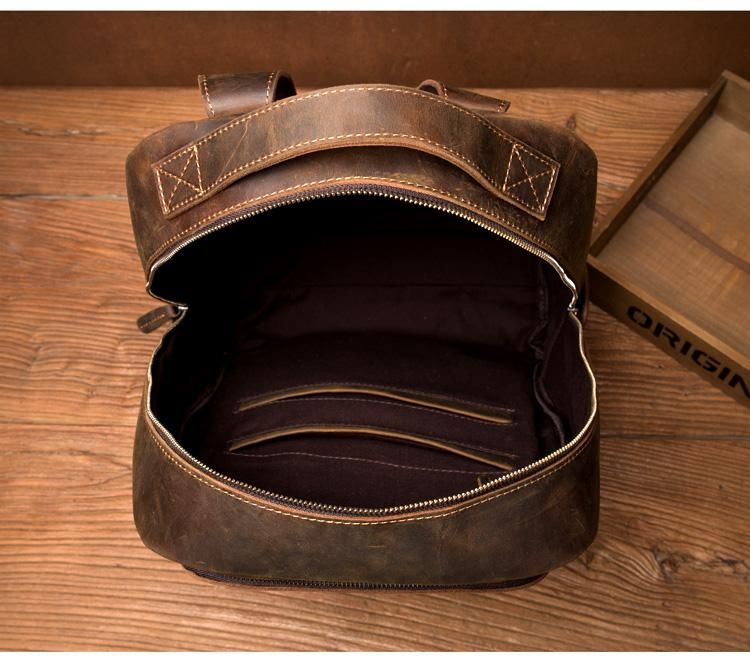 The Vernon Backpack — Genuine Vintage Leather Minimalist Backpack