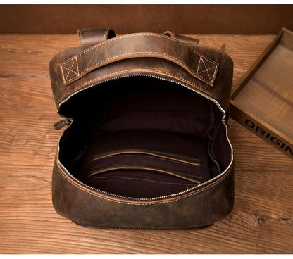 The Vernon Backpack — Genuine Vintage Leather Minimalist Backpack