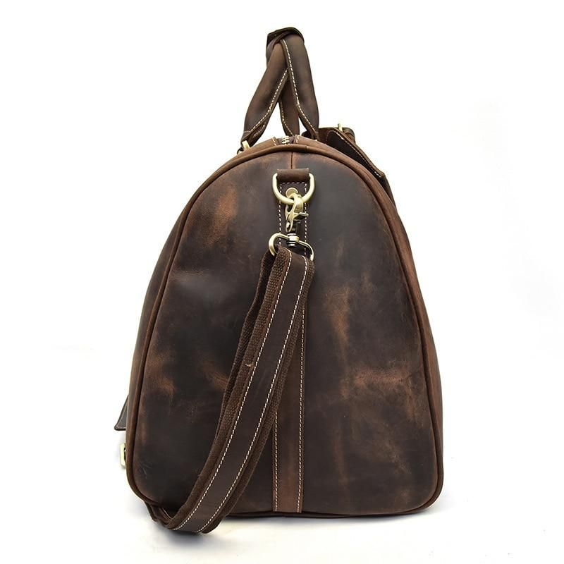 The Bjarke Weekender — Handcrafted Leather Duffle Bag