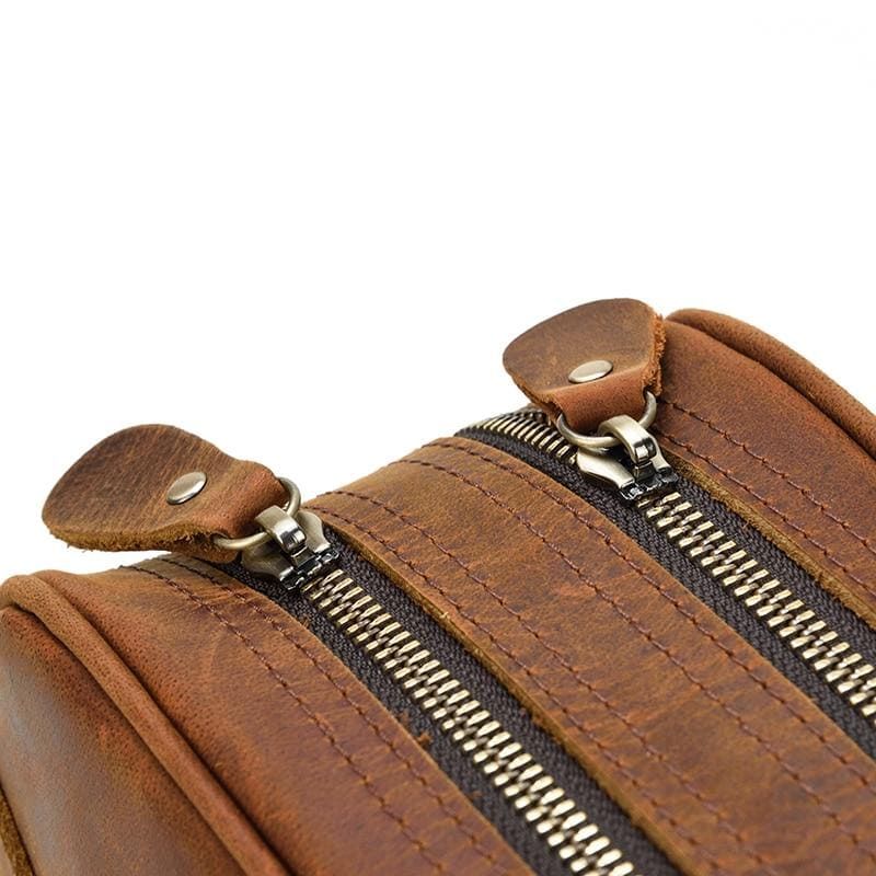 The Nomad Toiletry Bag — Genuine Leather Travel Toiletry Bag