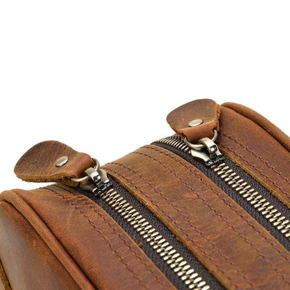 The Nomad Toiletry Bag — Genuine Leather Travel Toiletry Bag