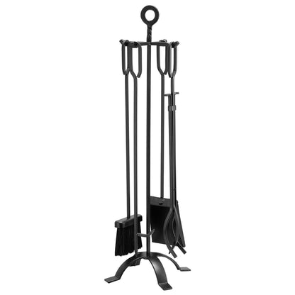 VEVOR 33 in Fireplace Tool Set with Four-Prong Stand