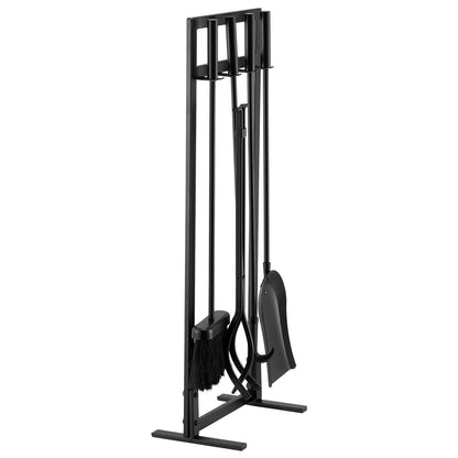 VEVOR 29 in Fireplace Tool Set with Square-Frame Stand