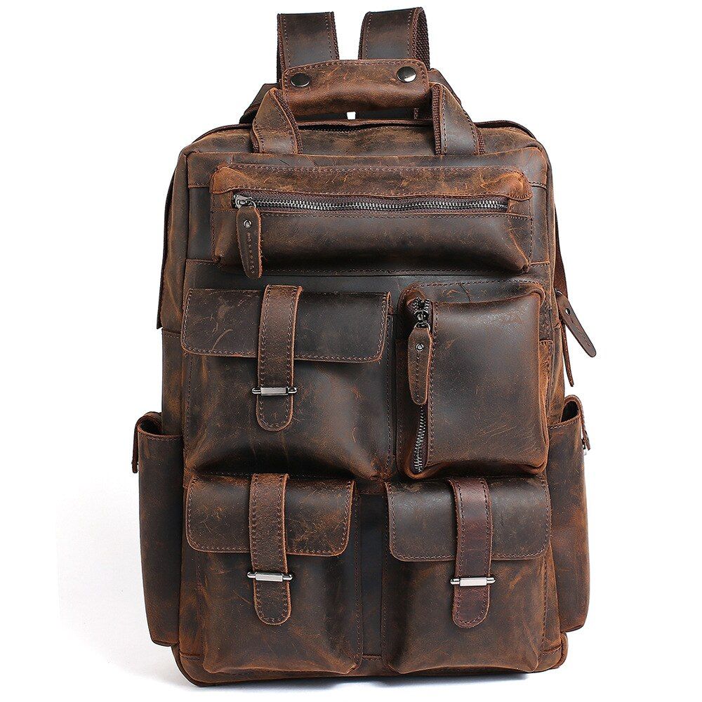 The Shelby Backpack — Handmade Genuine Leather Backpack