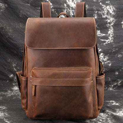 The Helka Backpack — Genuine Vintage Leather Backpack