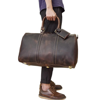The Bjarke Weekender — Handcrafted Leather Duffle Bag