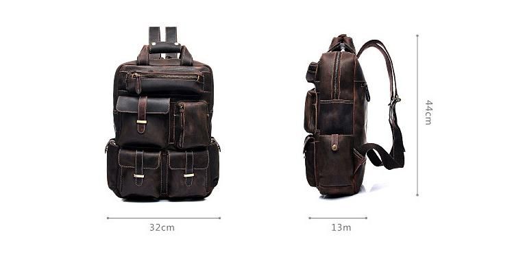 The Shelby Backpack — Handmade Genuine Leather Backpack