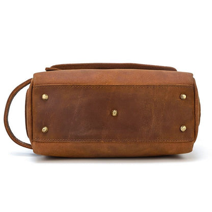 Dado Leather Dopp Kit — Handmade Leather Toiletry Bag