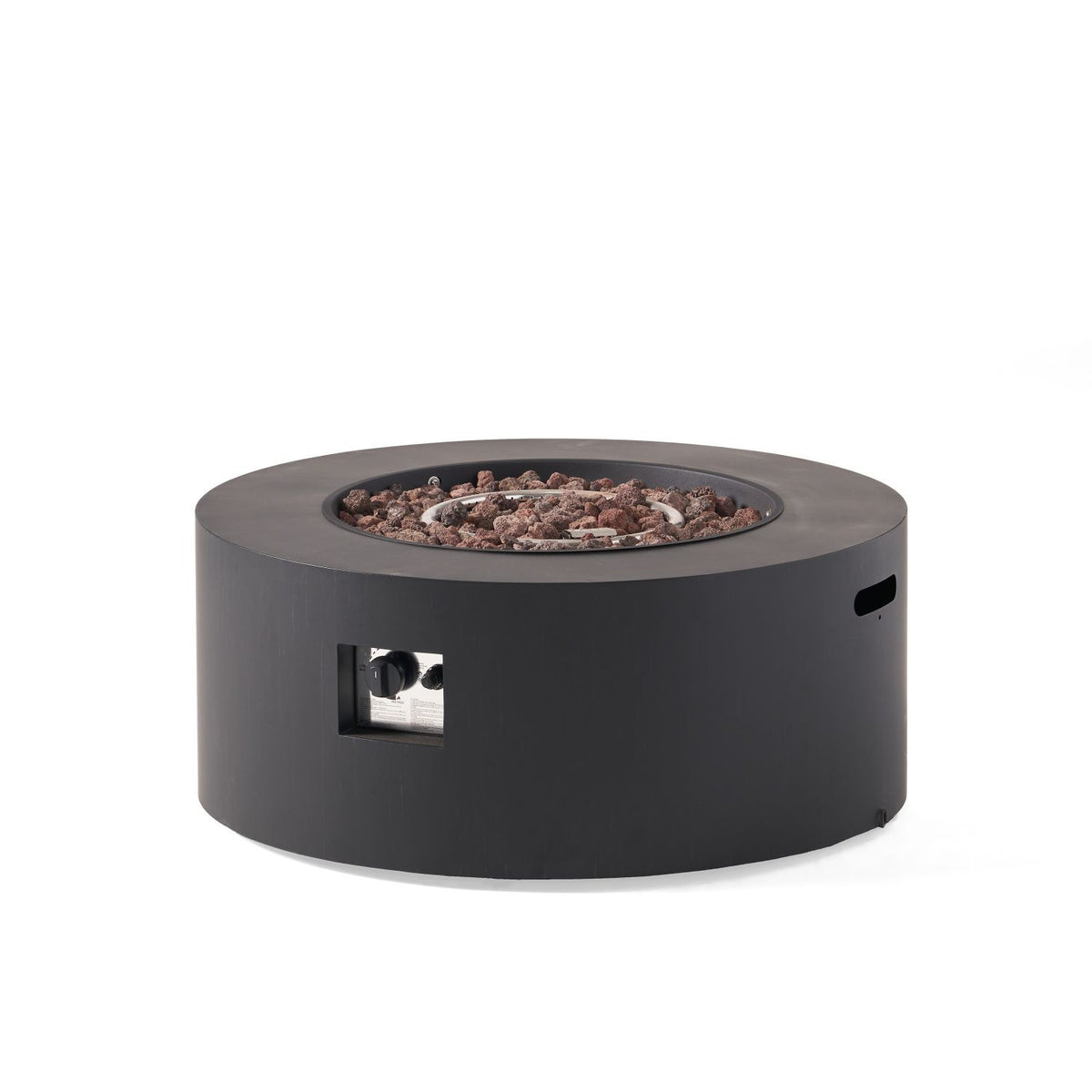 32" Patio 40,000 BTU Round Iron Propane Fire Pit