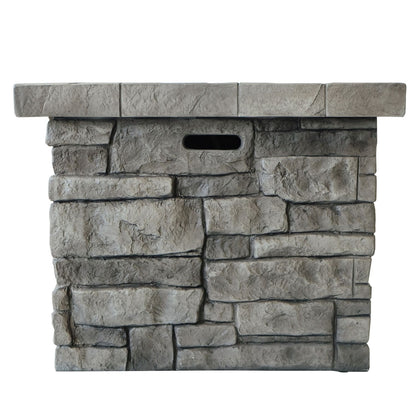 30" Outdoor Square MgO Propane Fire Pit