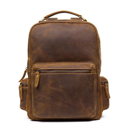 The Langley Backpack — Genuine Vintage Leather Backpack