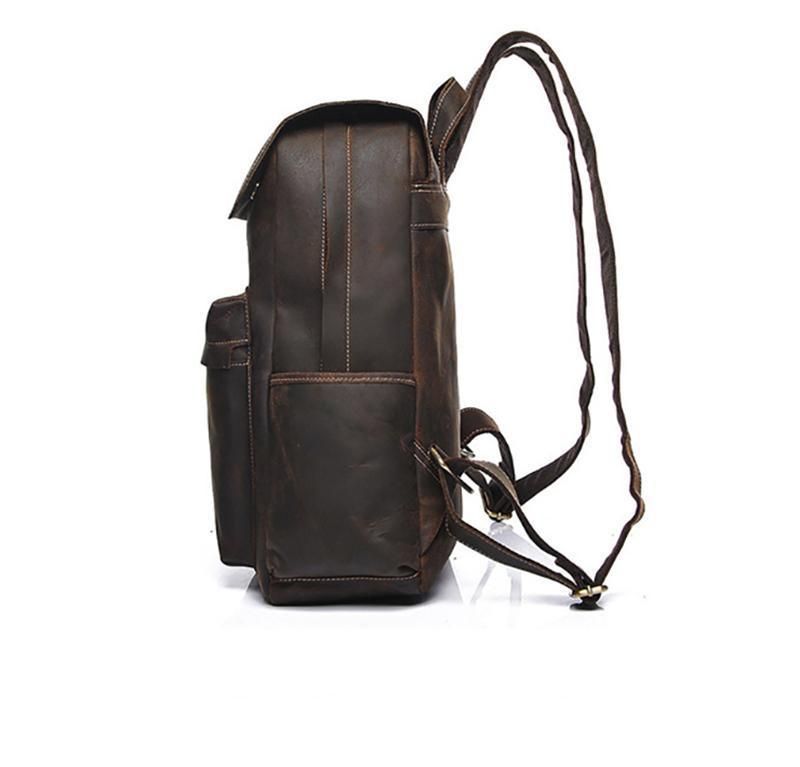 The Helka Backpack — Genuine Vintage Leather Backpack