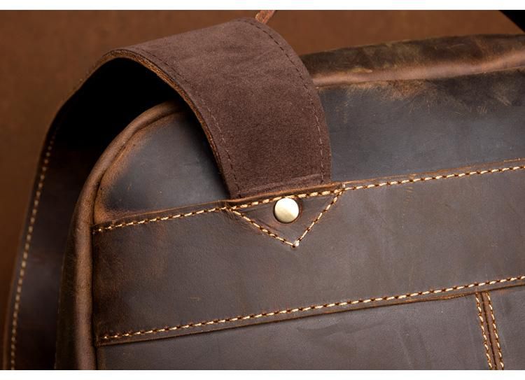 The Vernon Backpack — Genuine Vintage Leather Minimalist Backpack